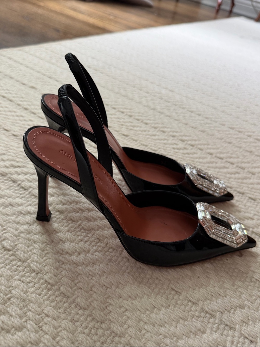 Amina Muaddi Slingback Pumps